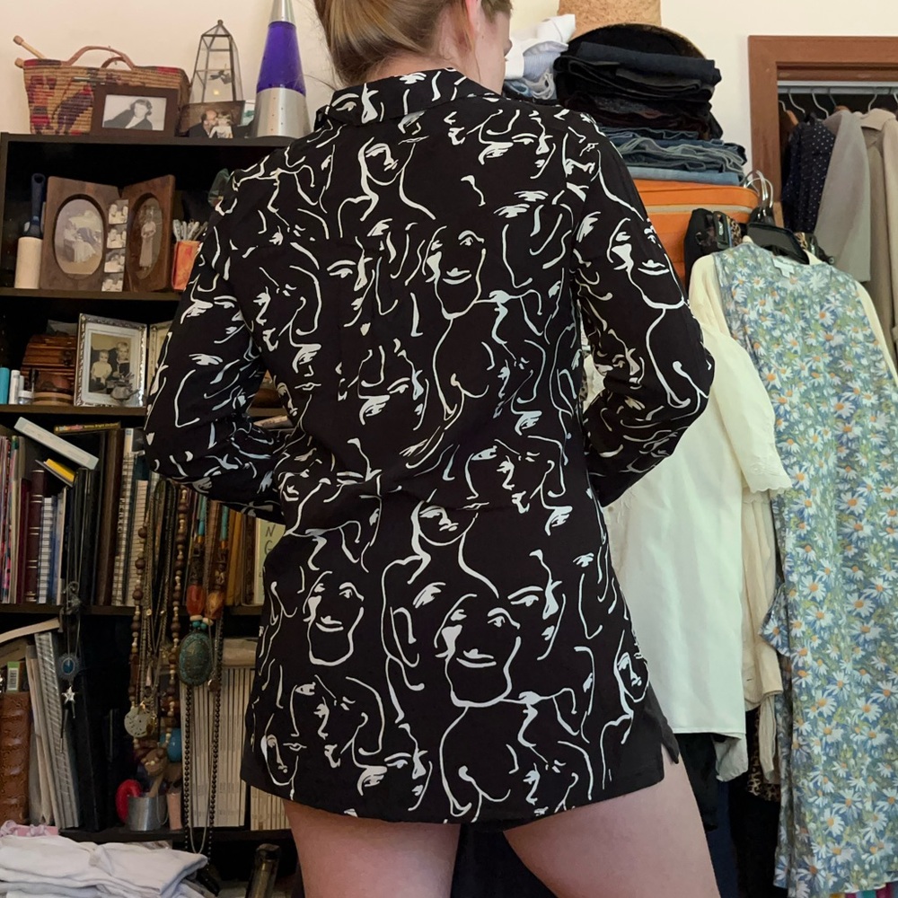 Big Dart Faces Blouse - image 4